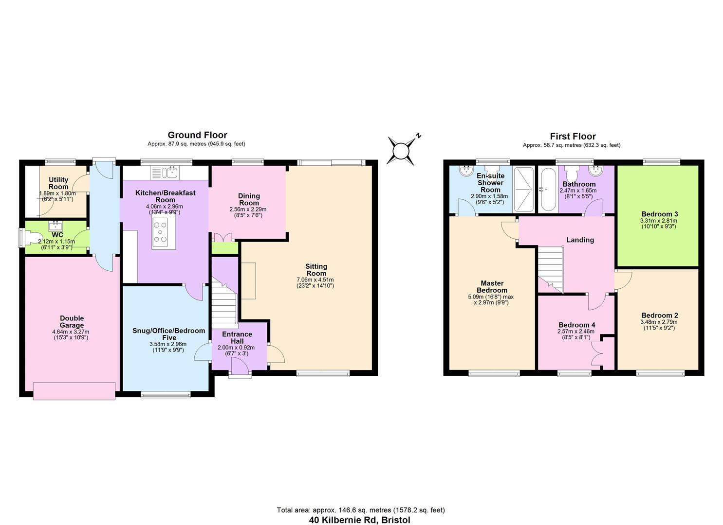 Property details for Kilbirnie Road, Whitchurch, Bristol £550,000 Vebra